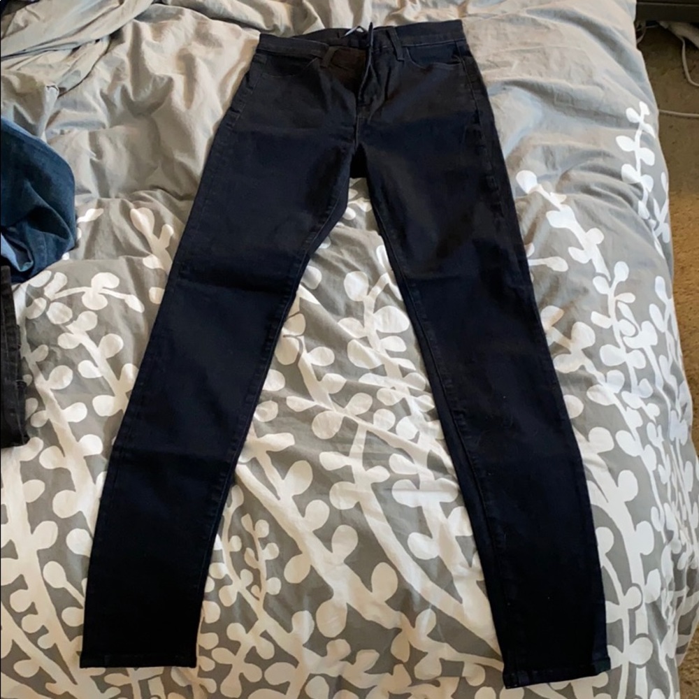 Deep Blue High-Waisted J Brand Jeans